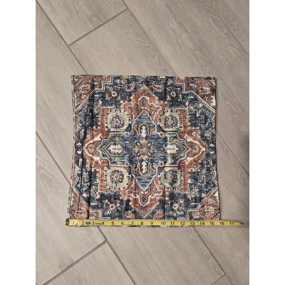 BUAEL Boho Throw Pillow Covers (Set of 2) 16 x 16